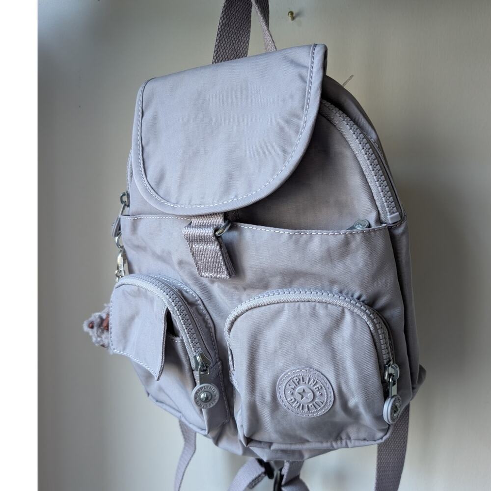 KIPLING Lovebug Mini Backpack Monkey Keychain Dov… - image 3